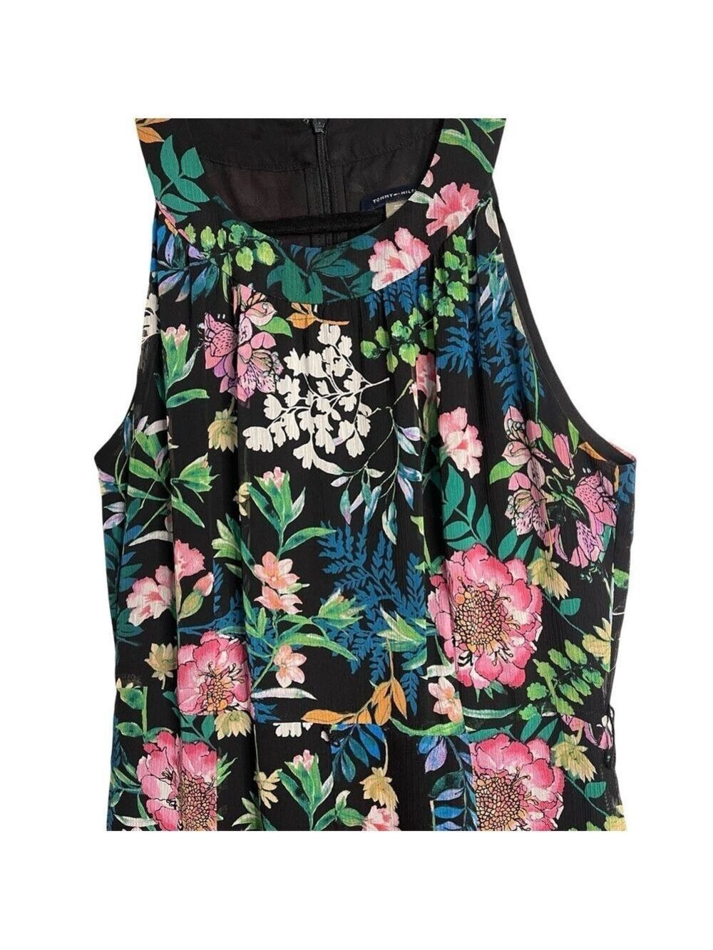Tommy Hilfiger Floral Maxi Dress Women’s Size 4 - Picture 5 of 8